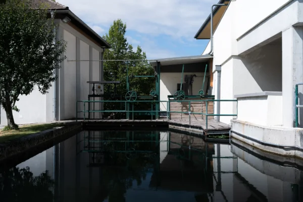 Kraftwerk Kaschütz: Oberwasser vor dem Einlauf