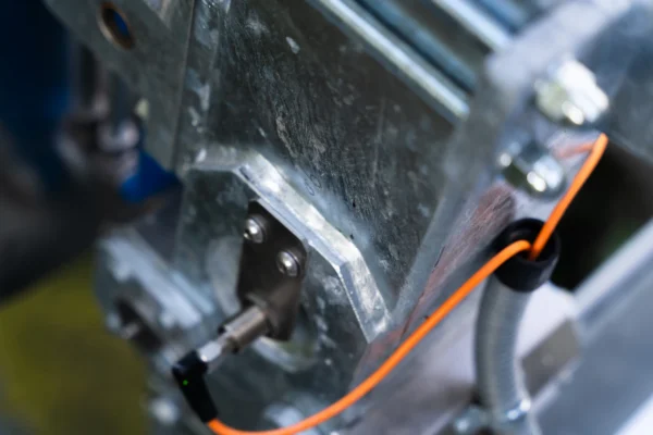 Detail der Rechenreinigungsmaschine, Anlage Lindner