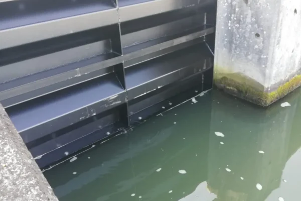 Schütz von Danner Wasserkraft im Kraftwerk Stegenwald